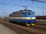 363 054-8 beim umsetzen in Cheb, am 17.03.12.