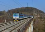 363 132 mit einem R nach Cheb am 29.03.2014 bei Královské Poříčí.