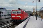 CD 371 201-5  (Ex DB 180 001-0 )steht am 11.12.2007 kurz vor Abfahrt am Dresdener Hbf in Richtung Prag.