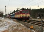 371 001-9 mit dem EC 378 nach Stralsund Hauptbahnhof ber Berlin am 07.