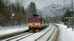 CD 371 005-0 vor dem EC nach Budapest bei der Durchfahrt in Kurort Rathen (22.2.2013)