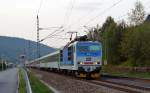 Der CNL 456 war am Abend des 02.07.13 mit Jozin alias 371 002 bespannt.