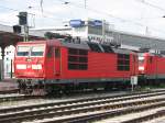 371 201-5 der CD (ex 180 001)steht abgestellt vor dem Dresdner HBF.