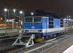 CD 371 015-9  Václav  am 17.02.2017 beim pausieren in Dresden Hbf.