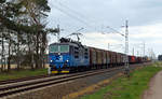 372 010 führte am 12.04.19 einen gemischten Güterzug durch Marxdorf Richtung Falkenberg(E).