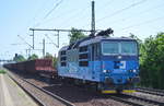 ČD Cargo a.s. mit  372 010-9  (NVR-Nummer: CZ-CDC 91 54 7 372 010-9) mit gemischten Güterzug am 12.06.19 Dresden-Strehlen.