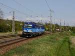 Die 383 007 am 21.04.2018 unterwegs bei Hoštka.