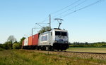 Am 13.05.2016 kam die 386 017-8 von METRANS aus Richtung Salzwedel und fuhr weiter in Richtung Stendal .