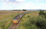 Wegen der Brückenbauarbeiten bei Tršnice, werden die Güterzüge Richtung Cheb über Františkovy Lázně umgeleitet. Hier 240 108-1 mit 240 xxx und Schub 230 xxx und 230 057-2 kurz vor Františkovy Lázně am 30.07.16.