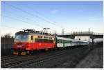 242 253 mit dem Os4602 bei Vranovice; 12.2.2011