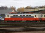 242 213-7 steht am 10.11.12 in Cheb