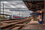 471 050-5 erreicht am 17.04.2016 als R 686 den Bahnhof Roudnice nad Labem (Raudnitz an der Elbe).