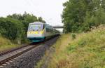 681 007-1 als SC 512 Pendolino am 09.08.16 bei Střížov.