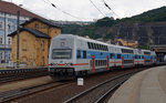 471 010 verlässt am 14.06.16 Usti nad Labem und fährt nun nach Praha-Maserykovo.