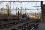 753 717-8 der Unipetrol bei der Durchfahrt in Nymburk.