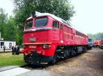 T679 1600 im Eisenbahnmuseum Lužná u Rakovníka am 21.6.2014.