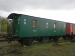 Historischer Personenwagen in Hbf Kladno am 19.4.2016. Legiovlak - Legionär Zug in Rusland I.Weltkrieg.