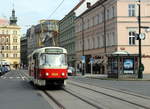 Praha / Prag SL 24 (Tatra T3 8528) Havlíckova ul. / ul. Na Florinci am 24. Juli 2016.