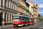 Tw.1649 + 1650 in der ulice Hybesova. (15.08.2018)