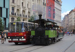 Anläßlich eines Stadtfestes fanden am 18.06.2016 umfangreiche Oldtimerfahrten mit Straßenbahnen, Bussen und Oberleitungsbussen statt.