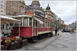 Strassenbahncafé auf dem Wenzelsplatz in Prag (06.04.2017)