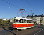 Der Vater aller Tatra-Straßenbahntriebwägen und Prototyp 5002 versah am 23.