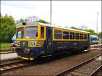 AZD 810 141-2 am 6. 5. 2020 im Bahnhof Karlovy Vary