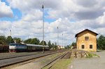 Am 30.07.16 ging es mit dem Rakovnický rychlík von Prag nach Rakovnik. Hier der Zug mit T478 2065 (749 259) in Rakovnik.
