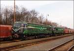 SD 753 603-0 steht in Bahnhof Hostivice am 13.03.2017.