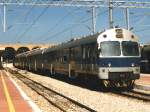 040-DK-86 mit Regionalzug Sousse-Monastir-Mahdia auf Bahnhof Monastir am 26-4-2002.