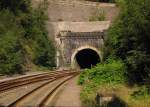 Einfahrt in den Brandleitetunnel aus Richtung Oberhof; 04.09.2010  ...