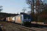 185 514 mit DGS 43100 am 27.02.2010 in A�ling. Gru� ...