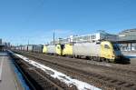 ES64 U2-037 & 010 sowie 033 am 21.02.10 in M�nchen ...