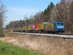 TXL 185 518 bei Brannenburg, 23.03.2010  ...
