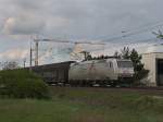 Die 185 531 von TXLogistik am 27.04.2010 mit einem Autozug ...