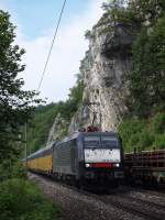 ES 64 F-287 am 29.05.2010 bei der Ausweiche Matting ... ES 64 F-287 am 29.05.2010 bei der Ausweiche Matting ...