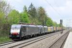 TX Logistik AG ES64 F4-213 & U2-098 & F4-xxx am 08.05.10 in Gronsdorf/M�nchen