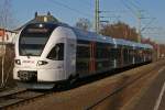 Der ET 6.04 der Eurobahn am 26.12.09 in Duisburg-Gro�enbaum  ...