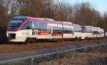 Doppeleinheit der Regiobahn Kaarst/Mettmann (Nr 1012-2 + unbekannter 2. Zug) ...