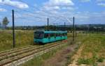Ein U4-Triebwagen auf der ...  Sebastian Staiger 10.07.2011