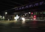 Unter den Br�cken des U-Bahnhofs Kellinghusenstra�en �ffnet sich der Blick ...