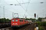 Uberfuhrungsfahrten 115 166-1, 110 284-7 sowie 120 150-8 kamen mit diesem Pbz durch MH-Styrum