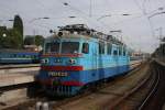 WL 60 - 622 räumt am 2.9.2009 ein Bahnsteiggleis im Hauptbahnhof Odessa.