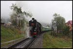 Halt an der Bahnhofseinfahrt von Jaremtsche für L 3535 am 13.10.2016.