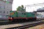 Cmellak 3754 war eine von zwei am 2.9.2009 im Hauptbahnhof Odessa eingesetzten Rangierlokomotiven.