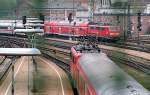 Bahnbetrieb am Ulmer Hbf - 01.10.2004  ...
