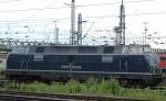 ImoTrans 221 136-5 steht am 9.6.2005 im Ulmer Bahnbetriebswerk  ...