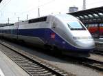 ulm TGV 4401 der SNCF im Ulmer Hbf.am 27.7.2006