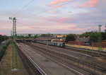 Die Bahnsteige in Siófok am 03.06.2016.