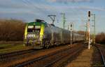 GySEV 470 504  140 Jahre GySEV  war am 29.11.2012 bei Harka mit D285 (Wien Meidling - Zagreb) im Streckenabschnitt, Sopron - Szombathely, unterwegs.